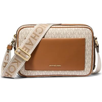 Michael Kors kvinnors Lg Ew Pckt Xbody handväska, 1 x 1 x 1, Vanilj/Acrn, 1x1x1 Michael Kors kvinnors Lg Ew Pckt Xbody handväska, 1 x 1 x 1, Vanilj/Acrn, 1x1x1