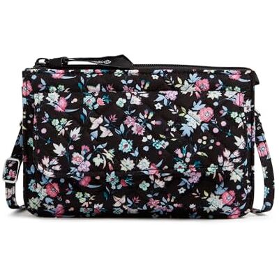 Vera Bradley bomull plånbok crossbody handväska med RFID-skydd, Botanisk Ditsy, onesize Vera Bradley bomull plånbok crossbody handväska med RFID-skydd, Botanisk Ditsy, onesize