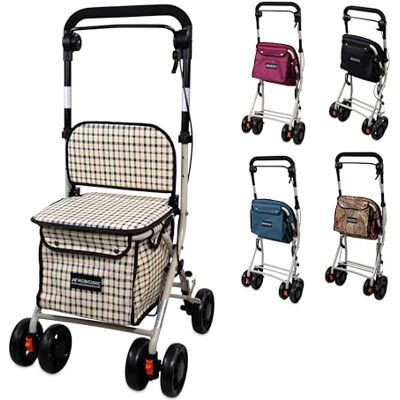 Mobiclinic Kundvagnsrullator 4 hjul Upp till 120Kg Fällbar Med väska Bromssystem Ramar Coliseum Mobiclinic Kundvagnsrullator 4 hjul Upp till 120Kg Fällbar Med väska Bromssystem Ramar Coliseum
