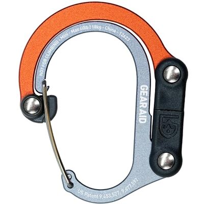 Gear Aid HEROCLIP Karbinhake klämma och krok (mini) för resor, bagage och små väskor Gear Aid HEROCLIP Karbinhake klämma och krok (mini) för resor, bagage och små väskor