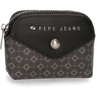 Pepe Jeans Bethany Plånböcker Svart 12x8x2 cms Syntetiskt läder, Svart, Talla única, myntbörs Pepe Jeans Bethany Plånböcker Svart 12x8x2 cms Syntetiskt läder, Svart, Talla única, myntbörs