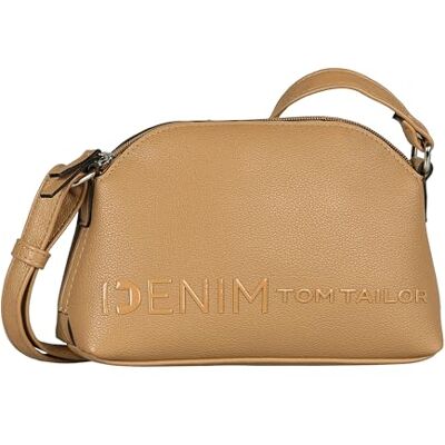 TOM TAILOR Denim Zephyra dam axelväska crossbody bag liten, BRUN, Small TOM TAILOR Denim Zephyra dam axelväska crossbody bag liten, BRUN, Small