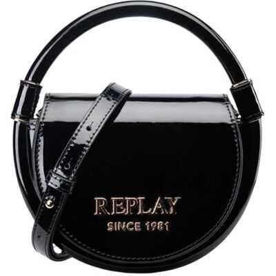 Replay Damväska, FW3005 väska, 0100 Shiny Black Replay Damväska, FW3005 väska, 0100 Shiny Black