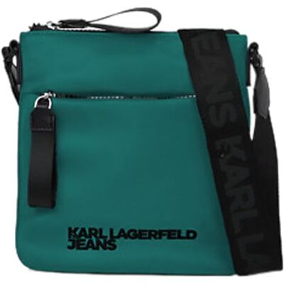 KARL LAGERFELD JEANS herr, nylon Small Crossbody, Grön KARL LAGERFELD JEANS herr, nylon Small Crossbody, Grön
