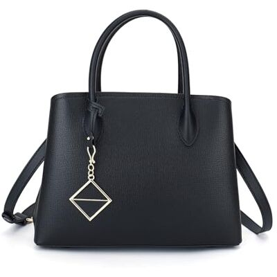 Carlheim Women's Shoulderbags Classis Genuine Leather, Black Carlheim Women's Shoulderbags Classis Genuine Leather, Black