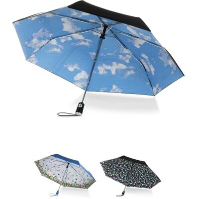 totes Bärkassar tak tryck automatisk öppning stängning paraply, Himmel, One Size, Bärkassar under tak tryck auto öppning stängning paraply totes Bärkassar tak tryck automatisk öppning stängning paraply, Himmel, One Size, Bärkassar under tak tryck auto öppning stängning paraply