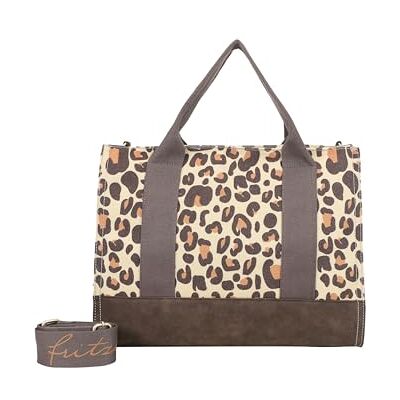 Fritzi aus Preussen Canvas Tote Bag Leo Camel, Shopper kvinnor, Lejon Camel Fritzi aus Preussen Canvas Tote Bag Leo Camel, Shopper kvinnor, Lejon Camel