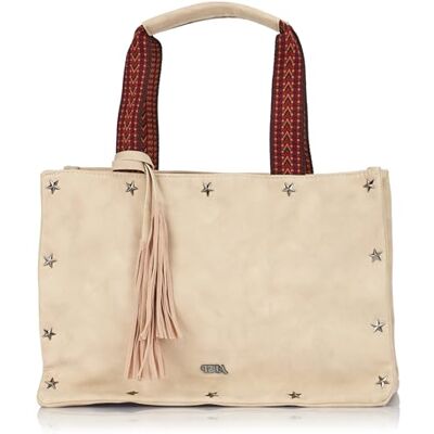 nascita kvinnors shoppingväska, BEIGE, Beige nascita kvinnors shoppingväska, BEIGE, Beige