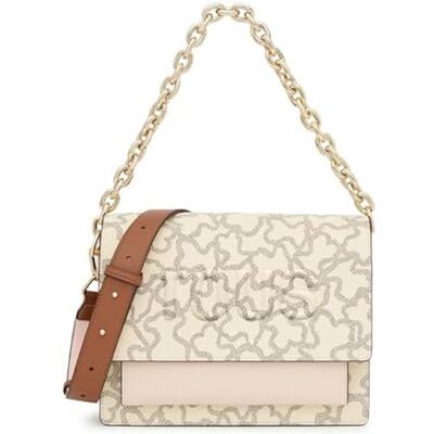 TOUS M Audree Chain K Ikon Beige axelväska, dam, Beige TOUS M Audree Chain K Ikon Beige axelväska, dam, Beige