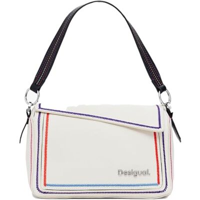 Desigual Designual damtillbehör PU handväska, vit, en storlek, Vitt, En Storlek Desigual Designual damtillbehör PU handväska, vit, en storlek, Vitt, En Storlek