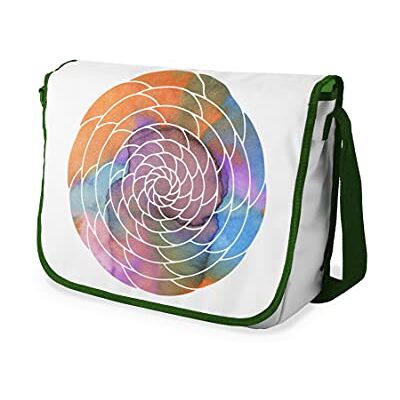 Bonamaison Le Jardin du Lin digital tryckt budbärare skolväskor med kaki rem för flickor och pojkar, tillbaka till skolan, kurirväskor för studenter, axelväskor, storlek: 29 x 36 cm, Mångfärgad, Messenger Bonamaison Le Jardin du Lin digital tryckt budbärare skolväskor med kaki rem för flickor och pojkar, tillbaka till skolan, kurirväskor för studenter, axelväskor, storlek: 29 x 36 cm, Mångfärgad, Messenger