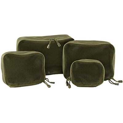 Brandit US Cooper Packing Cubes väskor set (4-pack), oliv, Einheitsgröße Brandit US Cooper Packing Cubes väskor set (4-pack), oliv, Einheitsgröße