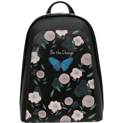 DOGO Femme Cuir Vegan Sac à dos, Be The Change, Taglia unica DOGO Femme Cuir Vegan Sac à dos, Be The Change, Taglia unica