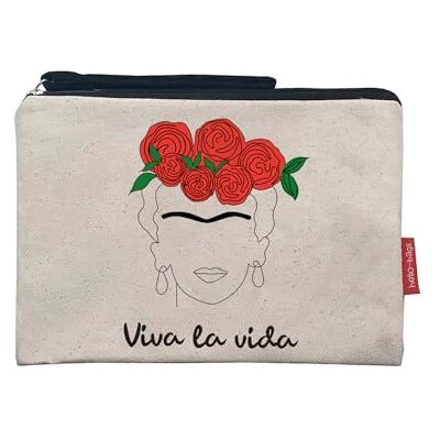 hello-bags . Necessär väska/handväska Exteriör: 100% bomull med dragkedja och innerfoder inklusive söt present Kraft kuvert. Modell: LIVALVALAN. Färg: ecru/svart. Mått: 23 x 15,5 cm., rå, Mediano hello-bags . Necessär väska/handväska Exteriör: 100% bomull med dragkedja och innerfoder inklusive söt present Kraft kuvert. Modell: LIVALVALAN. Färg: ecru/svart. Mått: 23 x 15,5 cm., rå, Mediano