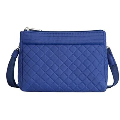 Travelon unisex-adult Anti-Theft Boho Clutch Crossbody, Lush Blue Solid, One Size Travelon unisex-adult Anti-Theft Boho Clutch Crossbody, Lush Blue Solid, One Size