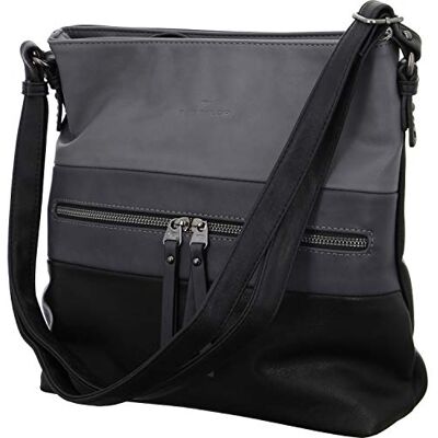 TOM TAILOR Ellen dam axelväska crossbody bag stor, svart, 30x8x30, 002745 TOM TAILOR Ellen dam axelväska crossbody bag stor, svart, 30x8x30, 002745
