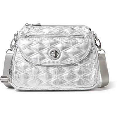 Baggallini Calais Crossbody-väska för kvinnor, 4,5 x 3 kg, lätt, vattentålig resväska med RFID-skydd, onesize Baggallini Calais Crossbody-väska för kvinnor, 4,5 x 3 kg, lätt, vattentålig resväska med RFID-skydd, onesize