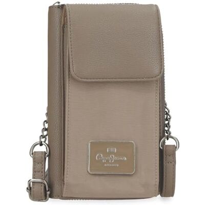 Pepe Jeans Christine Liten Beige axelväska 11 x 20 x 4 cm polyester med detaljer i konstläder av Joumma väskor, beige, Talla única, Liten axelväska Pepe Jeans Christine Liten Beige axelväska 11 x 20 x 4 cm polyester med detaljer i konstläder av Joumma väskor, beige, Talla única, Liten axelväska