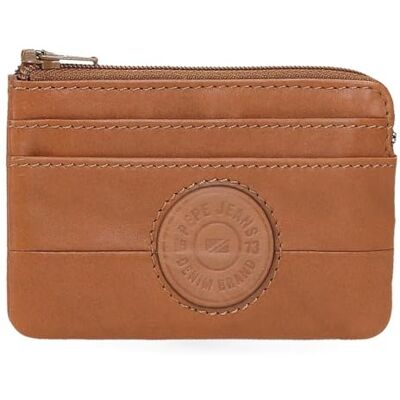 Pepe Jeans Cracker myntväska med korthållare beige 11 x 7 x 1,5 cm läder av joumma väskor, beige, Talla única, Plånbok med korthållare Pepe Jeans Cracker myntväska med korthållare beige 11 x 7 x 1,5 cm läder av joumma väskor, beige, Talla única, Plånbok med korthållare