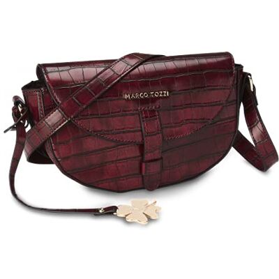 MARCO TOZZI Dam av Guido Maria Kretschmer Handtasche 2-2-81002-27 mode, Bordeaux Croco MARCO TOZZI Dam av Guido Maria Kretschmer Handtasche 2-2-81002-27 mode, Bordeaux Croco