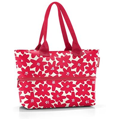 reisenthel Shopper E1 handbagage blandat, Daisy Red, Taille unique, Retro reisenthel Shopper E1 handbagage blandat, Daisy Red, Taille unique, Retro