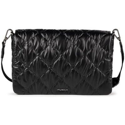 Munich FW25 Crossbody Messenger C/Black, väskor och ryggsäckar för kvinnor, svart Munich FW25 Crossbody Messenger C/Black, väskor och ryggsäckar för kvinnor, svart