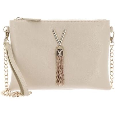 Valentino kvinnors 1R4-DIVINA handväska, beige, Beige, Einheitsgröße Valentino kvinnors 1R4-DIVINA handväska, beige, Beige, Einheitsgröße