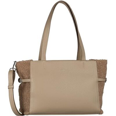 Gabor bags Noelle dam shopper axelväska dragkedja medium, Beige, Medium, modern Gabor bags Noelle dam shopper axelväska dragkedja medium, Beige, Medium, modern