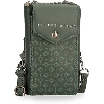 Pepe Jeans Bethany Liten Axelväska Väska Grön 11 x 20 x 4 cm Konstläder, Grön, Einheitsgröße Pepe Jeans Bethany Liten Axelväska Väska Grön 11 x 20 x 4 cm Konstläder, Grön, Einheitsgröße