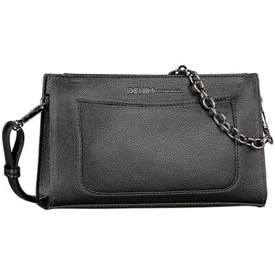 TOM TAILOR Denim Lennon dam axelväska crossbody bag liten, svart, Small TOM TAILOR Denim Lennon dam axelväska crossbody bag liten, svart, Small