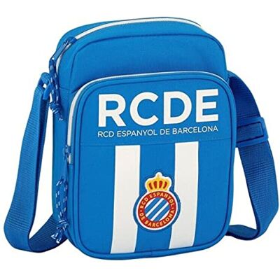 safta Axelväska R.C.D. Espanyol – officiell – med ytterfack safta Axelväska R.C.D. Espanyol – officiell – med ytterfack