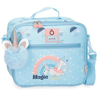 Enso Magic Summer axelväska termisk mathållare blå 25 x 21 x 11 cm polyester, Blå, Talla única, Termisk matväska Enso Magic Summer axelväska termisk mathållare blå 25 x 21 x 11 cm polyester, Blå, Talla única, Termisk matväska