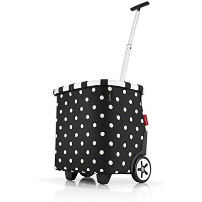 reisenthel carrycruiser – bärbar shoppingvagn med robust aluminiumram, axelrem och avtagbar innerficka i nät – tillverkad av vattenavvisande material, Blandade prickar, 48 cm, Shoppingvagn reisenthel carrycruiser – bärbar shoppingvagn med robust aluminiumram, axelrem och avtagbar innerficka i nät – tillverkad av vattenavvisande material, Blandade prickar, 48 cm, Shoppingvagn