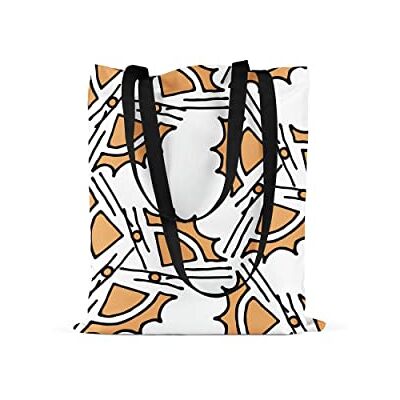 Bonamaison Tote Bag İtryckt med långa svarta handtag, matkasse, shoppingväska, vikbar, kanvasväska, storlek: 48 x 55 cm, flerfärgad, med långa svarta handtag, mångfärgad, med långa svarta handtag Bonamaison Tote Bag İtryckt med långa svarta handtag, matkasse, shoppingväska, vikbar, kanvasväska, storlek: 48 x 55 cm, flerfärgad, med långa svarta handtag, mångfärgad, med långa svarta handtag