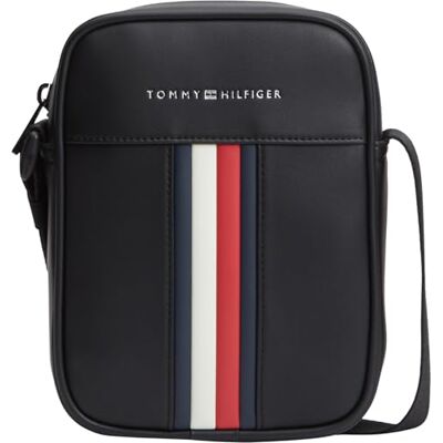 Tommy Hilfiger herr Th Metro Mini Reporter AM0AM14518 Crossover, svart, en storlek Tommy Hilfiger herr Th Metro Mini Reporter AM0AM14518 Crossover, svart, en storlek