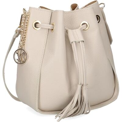 CAPRICE dam 9-61010-44 handväska, beige nappa, Beige Nappa CAPRICE dam 9-61010-44 handväska, beige nappa, Beige Nappa