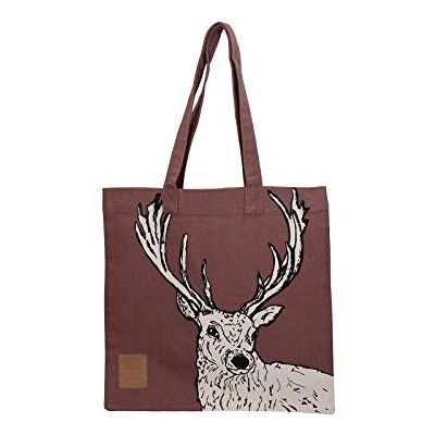 Creative Kreativa toppar bomull dekorerad kanvas tygväska Rådjur 42.000 x 38.000 x 1.000 cm Brun Creative Kreativa toppar bomull dekorerad kanvas tygväska Rådjur 42.000 x 38.000 x 1.000 cm Brun