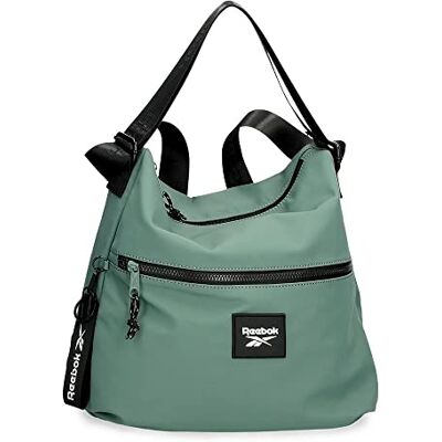 Reebok Elsie Behöver, Grön, Bandolera Plana, platt axelrem Reebok Elsie Behöver, Grön, Bandolera Plana, platt axelrem