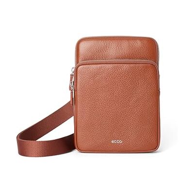 ECCO North South Pouch Crossbody Bag, Unisex-Vuxen, Wet Mandel, Small, våt mandel, S ECCO North South Pouch Crossbody Bag, Unisex-Vuxen, Wet Mandel, Small, våt mandel, S
