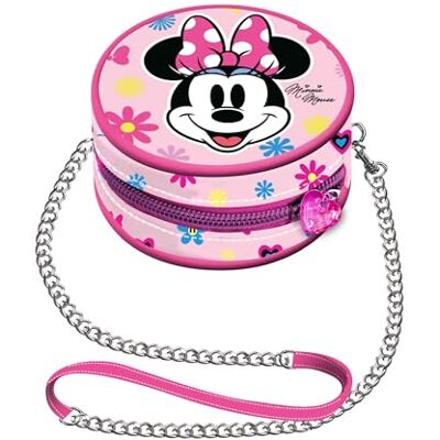 Disney Mimmi Pigg blommig – mini rund kedjeväska, rosa, 9 x 9 cm, Rosa, Mini rund kedjeväska blommig Disney Mimmi Pigg blommig – mini rund kedjeväska, rosa, 9 x 9 cm, Rosa, Mini rund kedjeväska blommig
