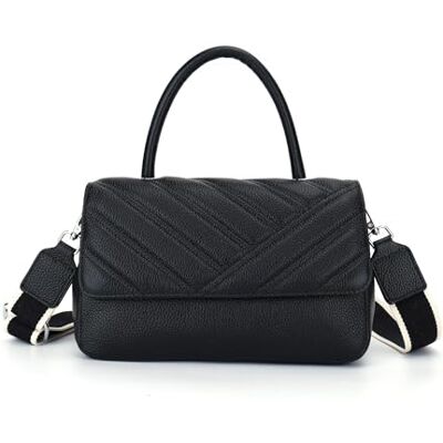 Carlheim Women's Shoulderbags Classis Genuine Leather, Black Carlheim Women's Shoulderbags Classis Genuine Leather, Black