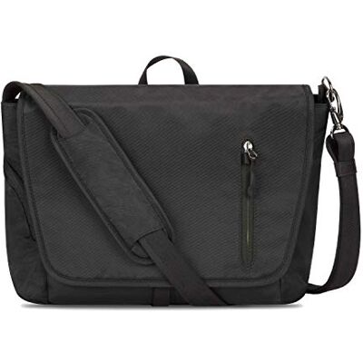 Travelon Unisex Stöldskydd Urban Messenger-väska, Svart, 14 x 10.25 x 4.75, Stöldskydd Urban Messenger-väska Travelon Unisex Stöldskydd Urban Messenger-väska, Svart, 14 x 10.25 x 4.75, Stöldskydd Urban Messenger-väska