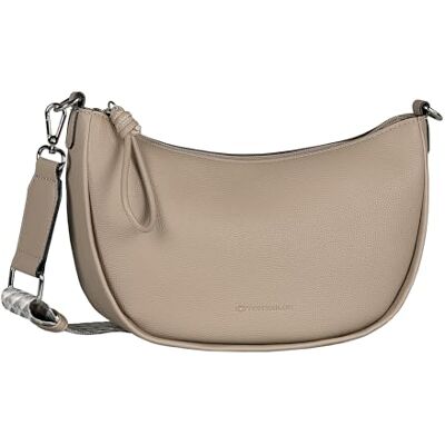 TOM TAILOR Tatiana Axelväska för kvinnor liten handväska, BEIgE, Small TOM TAILOR Tatiana Axelväska för kvinnor liten handväska, BEIgE, Small