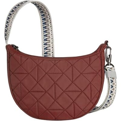 Travelon Stöldskyddad, bohemisk, halvmåneformad crossbody-väska, One Size Travelon Stöldskyddad, bohemisk, halvmåneformad crossbody-väska, One Size