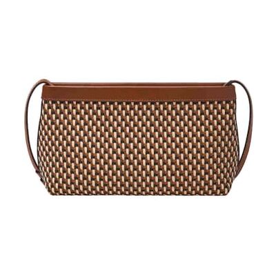 Fossil Penrose Läder, Bomull eller Polyester Handväska för Kvinnor, Multi Fossil Penrose Läder, Bomull eller Polyester Handväska för Kvinnor, Multi