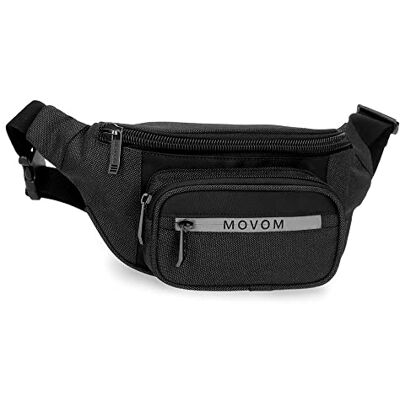 MOVOM Trimmed liten axelväska – svart, svart, standardstorlek, bältesväska, Svart, standard size, Bältesväska MOVOM Trimmed liten axelväska – svart, svart, standardstorlek, bältesväska, Svart, standard size, Bältesväska