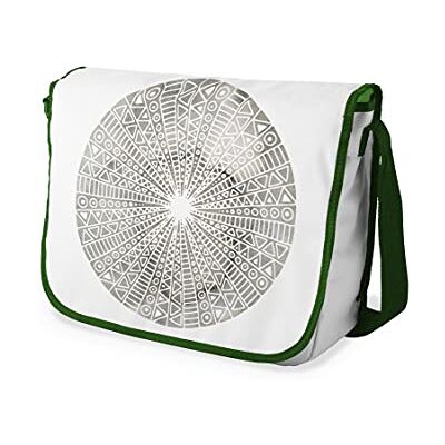 Bonamaison Digitalt tryckt messenger-skolväska med kaki rem för studenter, axelremsväska, kurirväska, axelväska för skolan, skolskolstarten, storlek: 29 x 36 cm, flerfärgad, Messenger skolväska Bonamaison Digitalt tryckt messenger-skolväska med kaki rem för studenter, axelremsväska, kurirväska, axelväska för skolan, skolskolstarten, storlek: 29 x 36 cm, flerfärgad, Messenger skolväska