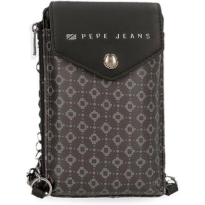 Pepe Jeans Bethany Axelväska Liten Svart 9,5x16,5 cms Konstläder, Svart, Talla única, Liten axelväska Pepe Jeans Bethany Axelväska Liten Svart 9,5x16,5 cms Konstläder, Svart, Talla única, Liten axelväska