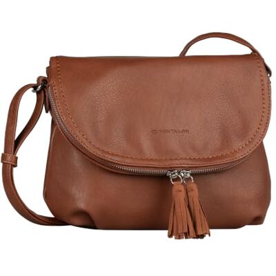 TOM TAILOR Lari dam axelväska crossbody bag medium, konjak, 26,5x5x21, 003171 TOM TAILOR Lari dam axelväska crossbody bag medium, konjak, 26,5x5x21, 003171