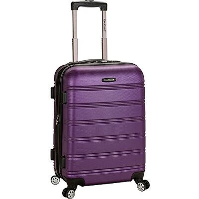 Rockland Santa Fe Spinnerväska med hårda sidor och hjul, bagage, Lila, Carry-On 20 Rockland Santa Fe Spinnerväska med hårda sidor och hjul, bagage, Lila, Carry-On 20